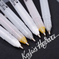 1/3PCS Silver Gold White Gel Pen set Highlight Paint White Marker Pen 0.8mm Fine Tip Refill Rod for Student Drawing Art Writing Supplies. 