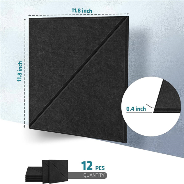 12%20Pack%20Acoustic%20Panels,%2012%20X%2012Inch%20Decorative%20Soundproofing%20Panels,%20Wall%20and%20Ceiling%20Acoustical%20Panels%20Black%20Easy%20to%20Use%20-%20Image%204
