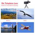 APEXEL 18X Telescope Zoom Lens Monocular Mobile Phone Camera Lens for IPhone Samsung Smartphones for Camping. 