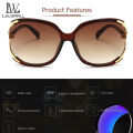 LouisWill Newest Sunglasses Women Sunglasses Ladies Eyewear Anti-UV Square Sun Glasses Accessories Retro Camellia Summer Glasses for Women with Free Glasses Bag. 
