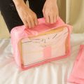 Nullmul 6PCS Travel Storage Bag Set for Clothes Tidy Organizer Wardrobe Suitcase Pouch Travel Organizer Bag Case Shoes Packing 2. 