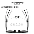 MATEYOYO Women Foldable Sunglasses Ladies' Retro Cat Eye Sunglasses Fashion Narrow Frame Sunglasses UV400 Protection Polarized Sunglasses Eyes Protection Eyewear Sun Glasses For Women Driving Hiking. 