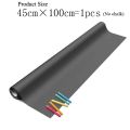 Blackboard Stickers Chalk Board Removable PVC Draw Mural Decor Art Chalkboard Wall Sticker for Kids Rooms Durable 45 x 100cm. 
