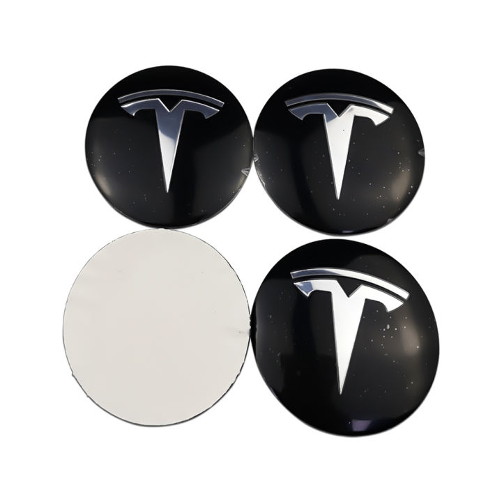 4Pcs%20Car%20Wheel%20Center%20Emblem%20Stickers%20Hubcap%20Badge%20Decals%20for%20Tesla%20Model%203%20Model%20X%20Model%20S%20Model%20Y%20Cybertruck%20-%20Image%207