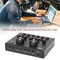 V8 Sound Card Audio Set Interface External Usb Live Microphone Sound. 