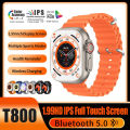 T800 Ultra Smart Watch Heart Rate Monitor Bluetooth Call Multi Sports Mode Fitness Series 8 Smart Band Smartwatch for Mobile Phone (Features T55 i7 i8 HW67 Pro Max Plus T500 T900 116) 192331358 High-Five LK. 