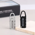 Alloy Combination Code Number Lock Padlock Luggage Lock for Zipper Bag Backpack Handbag Drawer Cabinet Luggage Lock Tools XUANTING. 