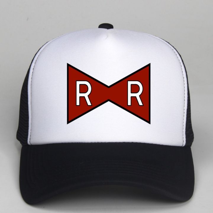 【Heartbeat Girl Store】Dr.Gero Trucker RR Baseball Cap Dragon Ball Red Ribbon Army Delicate for fashion trucker hat bone
