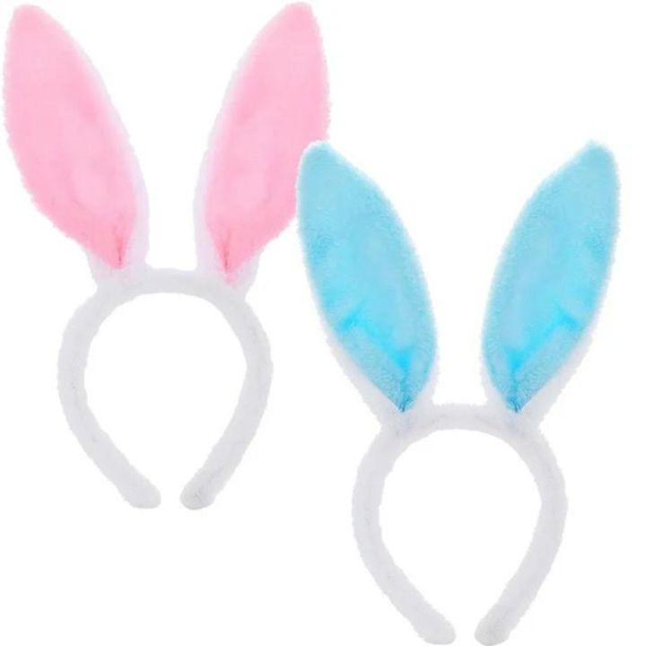 Bunny Rabbit Ears Headband, Easter Hair Band, Soft And Plush