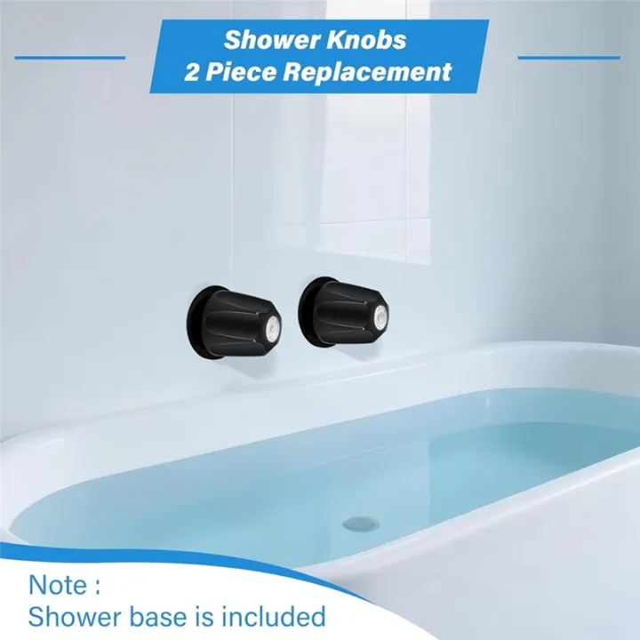Metal%20Matte%20Black%20Shower%20Knob%202%20Piece%20Replacement,%20for%20Price/%20Tub%20Shower%20Handle,%202%20Faucet%20Handle%20Trim%20Kit%20-%20Image%206