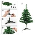 Artificial Christmas Tree [ 2 FEET / 60 CM ] X-mas Decorations Green plastic Tree. 