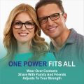 ONE POWER Reading Glasses Universal Power +.5 To +2.50 Flex Focus Optics For Men & Women. 