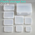 Small rectangular and square storage boxes food grade polypropylene PP mini parts transparent plastic box sample packaging box. 