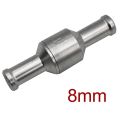 8mm Check Valve Brake Servo Booster No Return Inline One Way Valve Non Return Valve Vacuum Hose Aluminum Valve. 