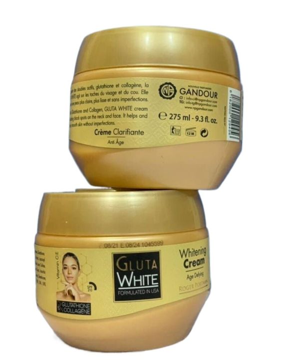 GLUTA WHITE (gwcc) GLUTATHIONE and COLLAGEN WHITENING CREAM 125ml