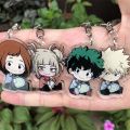 【hot】 My Hero Academia Anime Keychain Cosplay Accessories OCHACO URARAKA Backpack Pendant Badge Cartoon Christmas Gifts. 