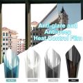 50 x 100 CM Window Insulation Mirror Film Sticker Solar Tint Window Film Stickers UV Reflective Privacy Decoration For Glass. 