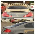 7 Pcs Car Roof Shark Fin Spoiler Wing Kit Car Fin Spoiler Wing Kit Abs Roof Shark Fin Diffuser Roof Spoiler Decoration. 