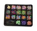 New Mixed Jewelry Making Kits, Multi-Color & Multi- Shapes Beads And Polymer Clay Beads For Girls Women Crafts Bracelet Necklace Earring Key / Cell Phone Chains Accessories Kids Jewelry Gift Set. 
