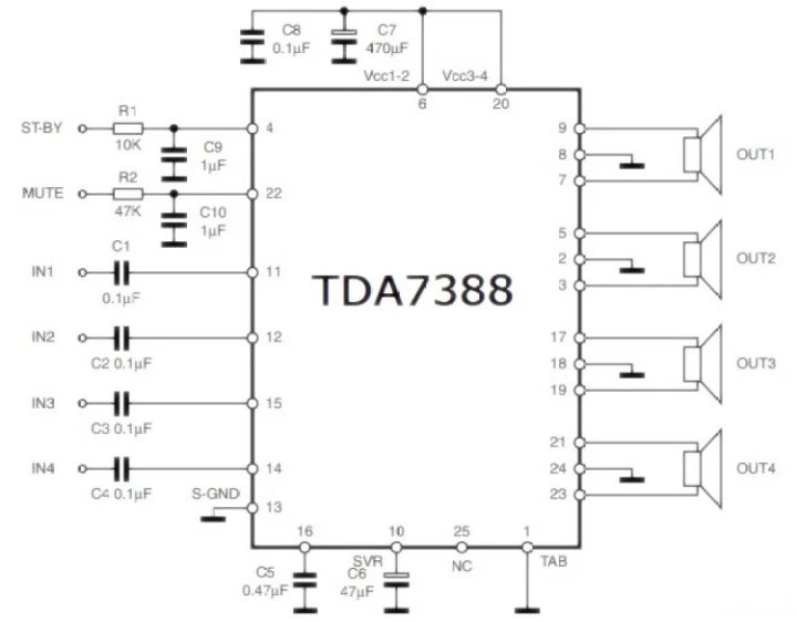 TDA7388%20Amplifier%204CH%20IC%204%20x%2045%20W%20quad%20bridge%20sound%20amplifier%20MP3%20Alternative%20for%20TPA3110%20-%20Image%202