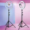 DX-260 26cm , Adjustable & Multiple colure ,TIK TOK Ring Fill Light with 10ft Tripod with USB. 