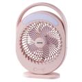 Rechargeable Table Fan with Light - Geepas. 