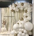Stunning White Foil Fringe Curtains for Birthday, Bachelorette, Christmas, New Years Eve & Graduation - Great Photo Booth Props & Fringe Curtain Party Decorations. 
