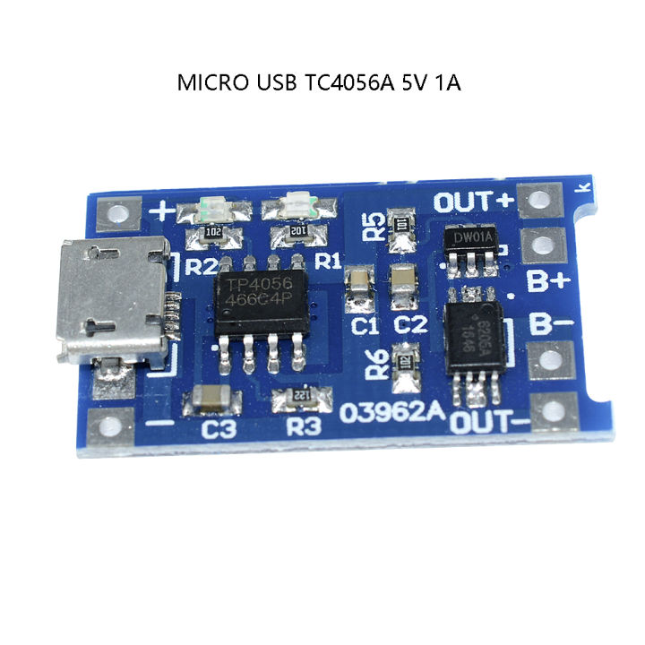 5V%201A%20USB%20Type-C%2018650%20Lithium%20Li-ion%20Charging%20Board%20TC4056A%20With%20Protection%20Functions%20For%20Arduino%20DIY%20-%20Image%203