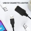 USB 5V To 12V Car Lighter Socket Power Female Converter Adapter Cable. 