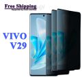 Tempered Glass Vivo V29 Anti-Privacy Screen Protector, Spy Privacy 9H Anti-Scratch Case Friendly. 