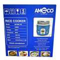 Ameco Rice Cooker with Steamer 1.8LT. 