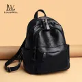 LouisWill Women’s Backpack Shoulders Bag Fashion Backpack Waterproof PU Large Capacity Backpack Casual Zipper Packs Multiple Pockets For Girls Teens Women’ Fashion. 