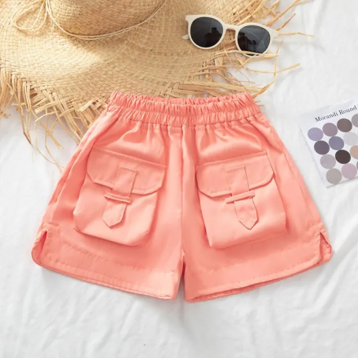Girls'%20Workwear%20Shorts%20Summer%20New%20Western%20Style%20Medium%20and%20Large%20Children%20Girl%20Thin%20Type%20High%20Waist%20Casual%20Pants%20Outer%20Wear%20-%20Image%206