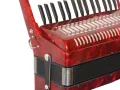 Baile Acordion 30keys 32 bass With Hard Case and Straps Full Set Accordion Instrument Beginner Accordion Professional Accordion Accordian Gifts For Adults Students 30 Piano Keys 32 Bass Button Accordion Instrument (Red). 
