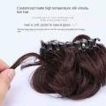 Fake Hair Synthetic Hair Bun Hair Accessories Bride Hairpiece Black Brown Messy Curly Chignon Fluffy Fasion Claw Hair Bun Women. 