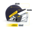 MASURI E-LINE TITANIUM SENIOR CRICKET HELMET. 