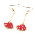 Anime Naruto Jewelry Earrings Drop Accessories Sharingan Akatsuki Cosplay Party Pendant Drop Earrings Toys for Women Men Gifts. 