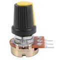 5 Piece 100K Ohm 3 Terminals Linear Taper Rotary Audio B Type Potentiometer Pot. 