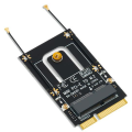 Mini PCIe to M2 Adapter Card M.2 NGFF Key E Interface for M.2 Bluetooth Wireless Wlan Card. 