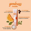 Plum 3% Vitamin C, 3% Peptide & 3% Caffeine Under Eye Cream 15ml. 