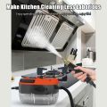2500W Portable Handheld Steam Cleaner High Temperature Pressurized Steam Cleaning Machine with Brush Heads for Kitchen Furniture Bathroom Car. 
