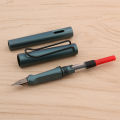 Dark Grey Fountain Pen Clip Plastic Ink Pens Stationery School Office Supplies. 