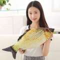 20/30/40cm Creative Simulation Crucian carp Fish Grass Carp Salted fish Cute Cartoon Cat Plush Pillow Toy Gift. 