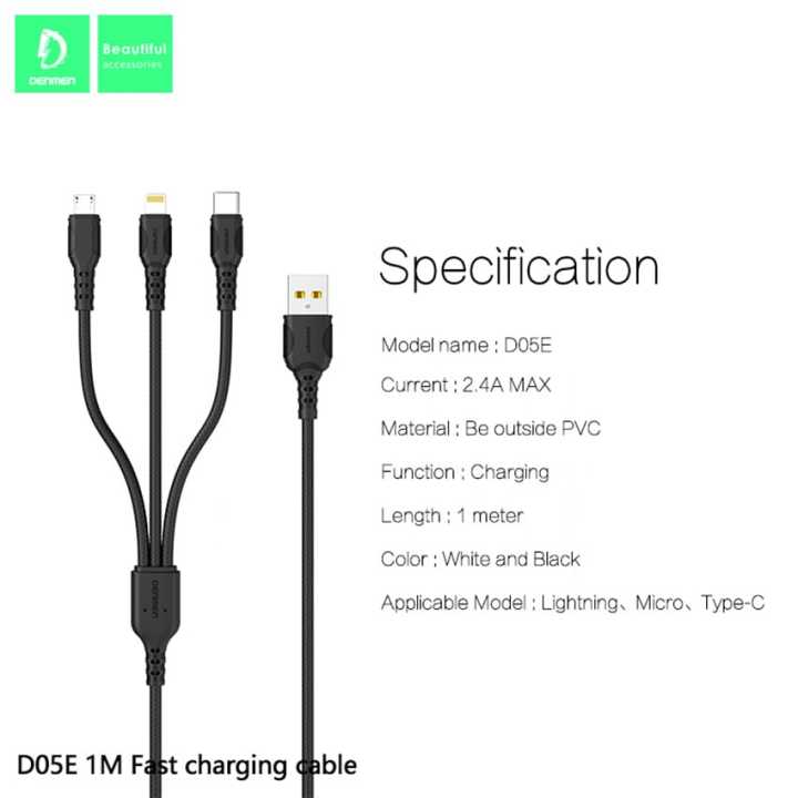 DENMEN%20D05E%203-in-1%20Fast%20Charging%20Cable%201M%20%5B%20TYPE%20C%20/%20MIRCO%20USB%20/%20LIGHTING%20%5D%20-%20Image%203