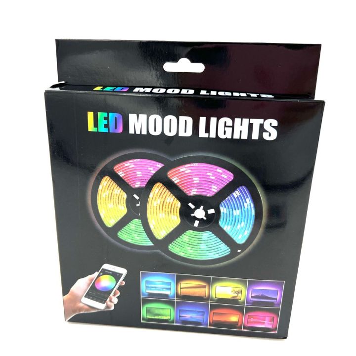 USB Bluetooth RGB LED Strip Light 5050 DC 5V APP with Remote Controller ...