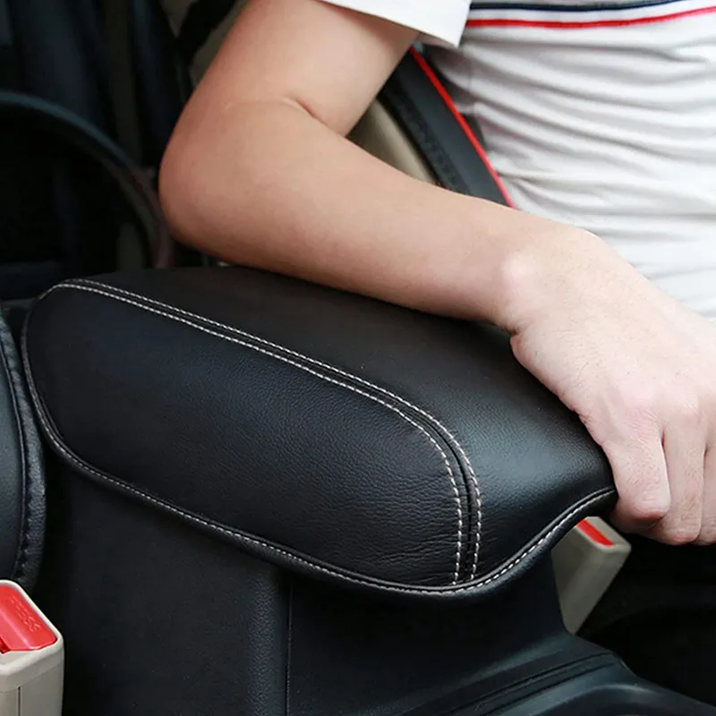 Center Console Armrest Box Leather Cover Trim Pad For Honda CRV CR-V 2012-2016 e