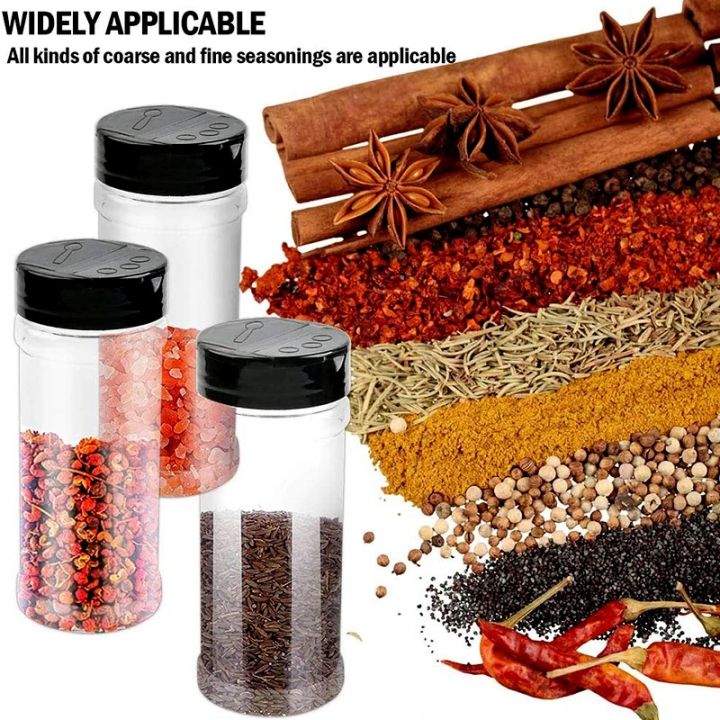 Glass%20Salt%20and%20Pepper%20Shakers%20Spice%20Bottle%20Seasoning%20Jar%20Empty%20Lid%20Flip%20Top%20Cap%208pcs%20-%20Image%205