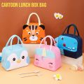 Cartoon Thermal Insulation Lunch Bags Oxford Fresh Cooler Pouch for Students Children Lunch Picnic Storage Box Tote Food Handbag. 