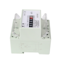 1 Piece Electric Single Phase Two Wire Energy Meter KWh Counter AC 220V 100A Consumption Analog Electricity Wattmeter (A). 