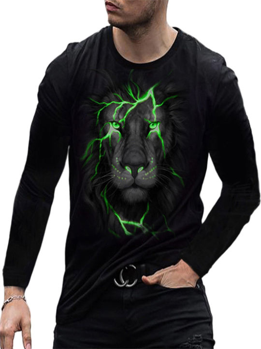 Vintage%20polyester%20T%20shirt%20men%20long%20sleeve%203D%20lion%20printed%20top%20MEN'S%20oversized%20clothes%20O%20neck%20casual%20tee%20male%20T%20shirt%20streetwear%20-%20Image%202